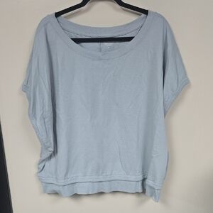 Athleta Soft Light Blue Short Sleeve Tee